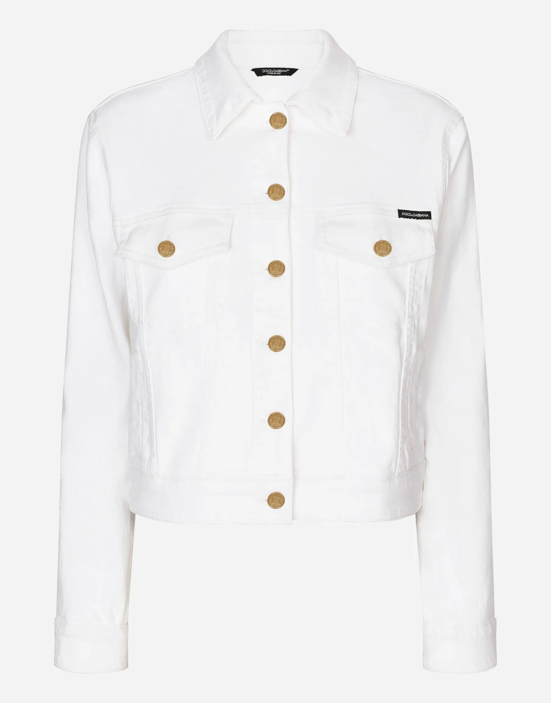 White denim jacket