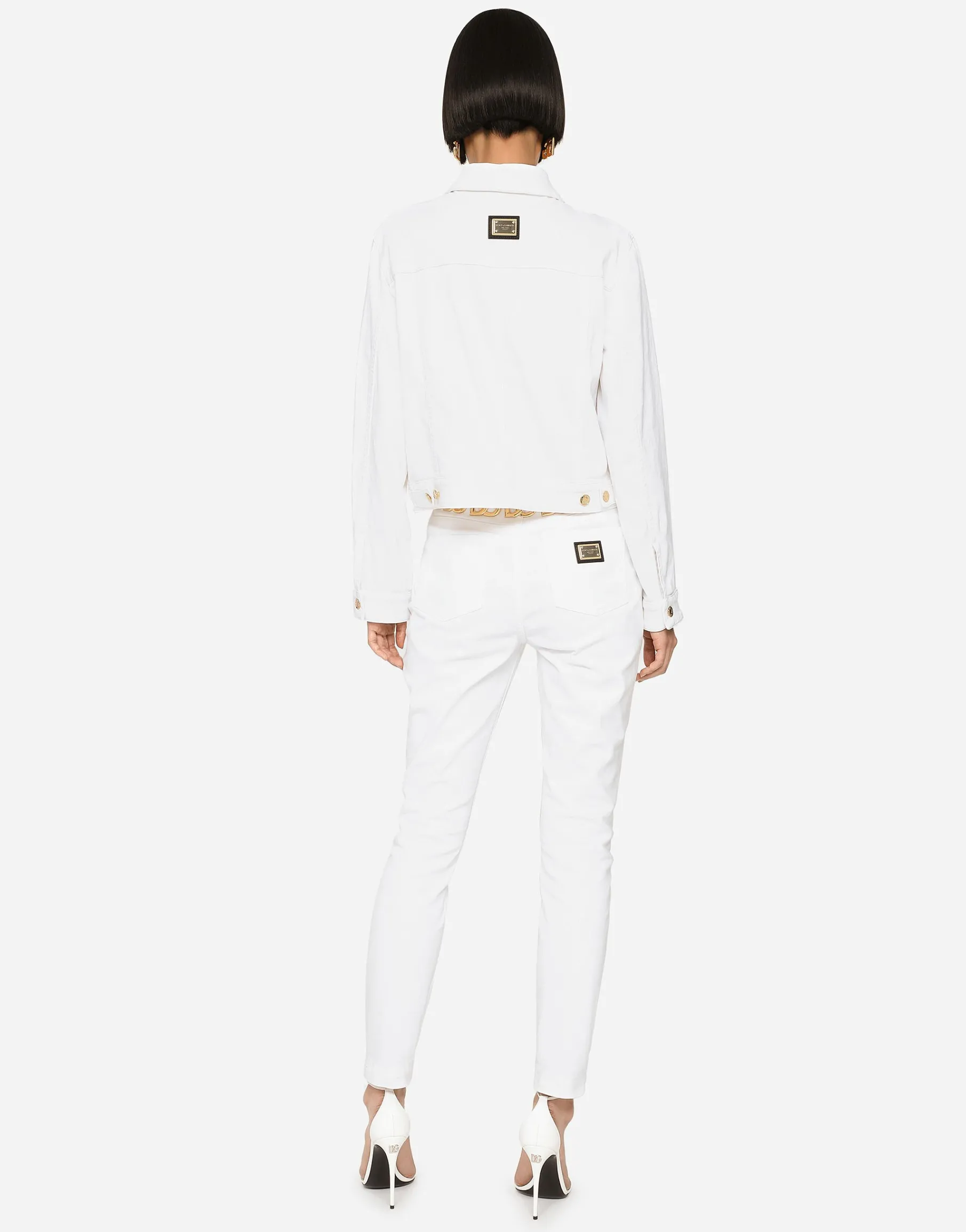 White denim jacket