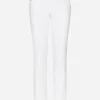 White skinny stretch jeans