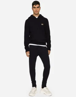 Wool and cashmere hooded sweater
