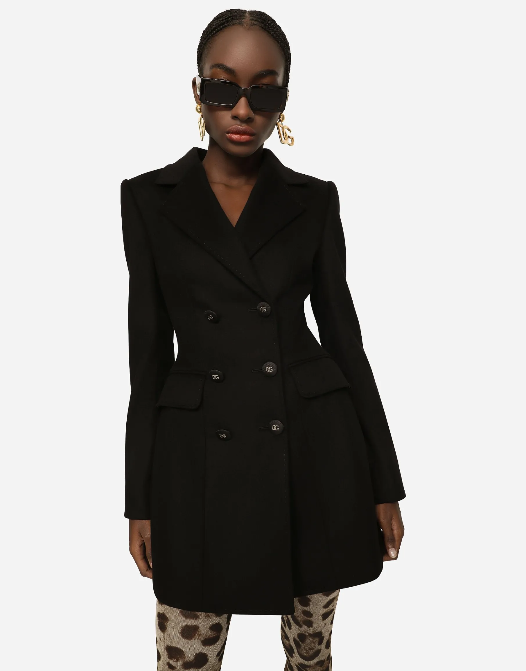 Wool and cashmere Turlington jacket