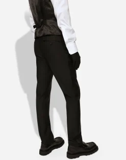 Wool and silk Martini-fit tuxedo suit
