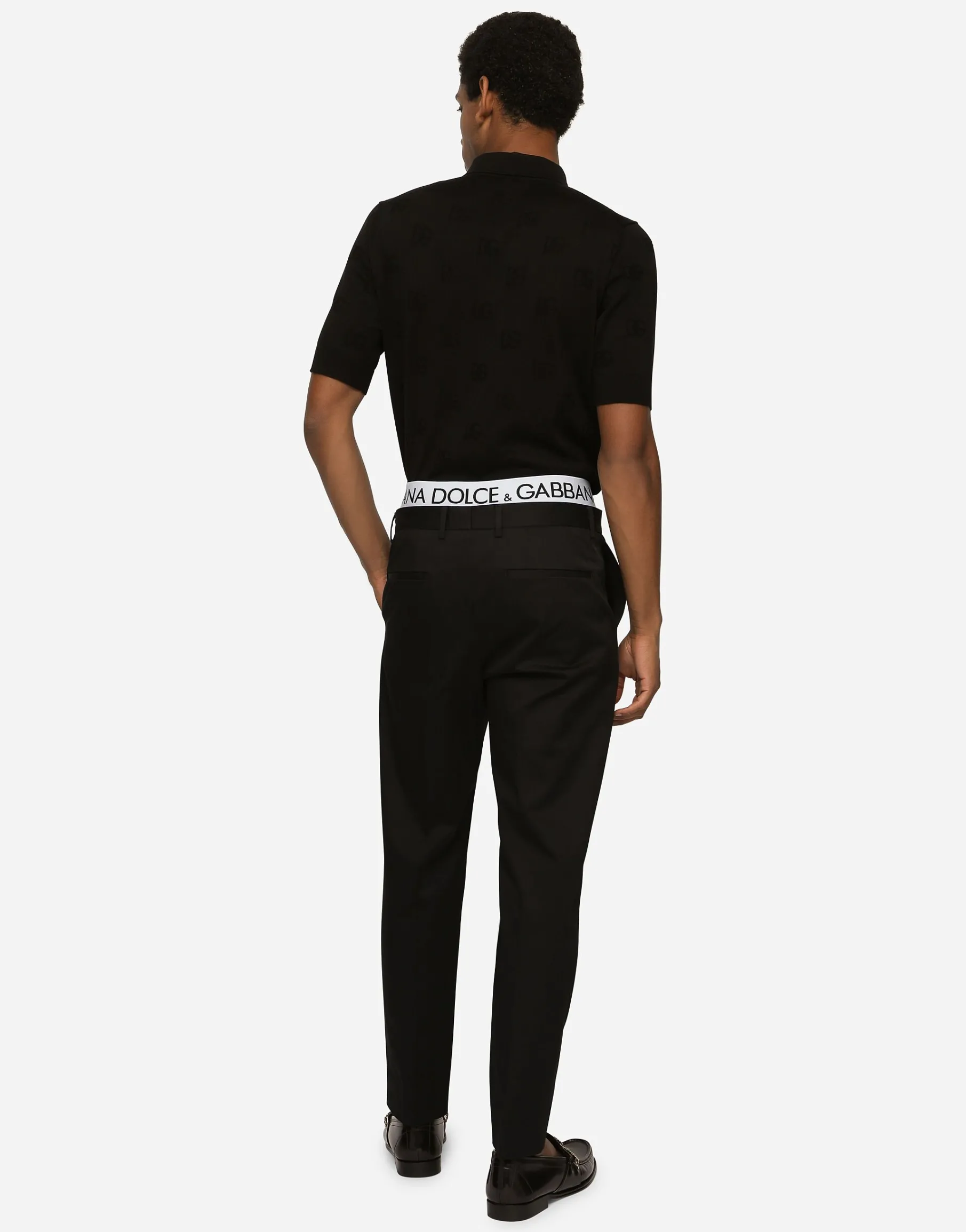 Wool and silk pants