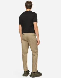 Wool and silk pants