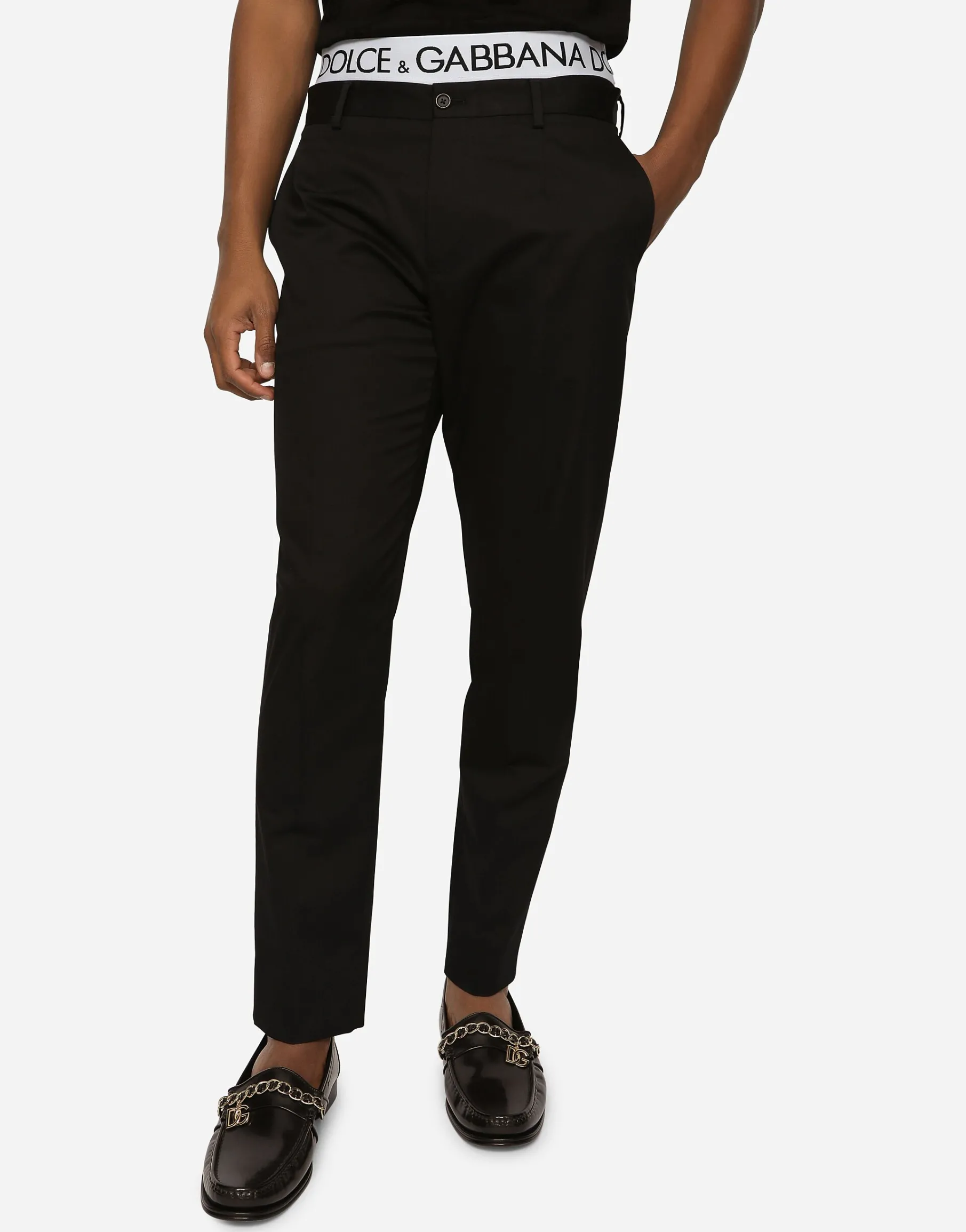 Wool and silk pants