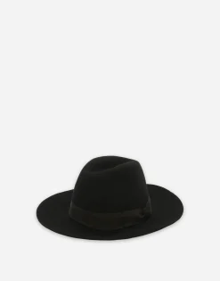 Wool felt fedora hat