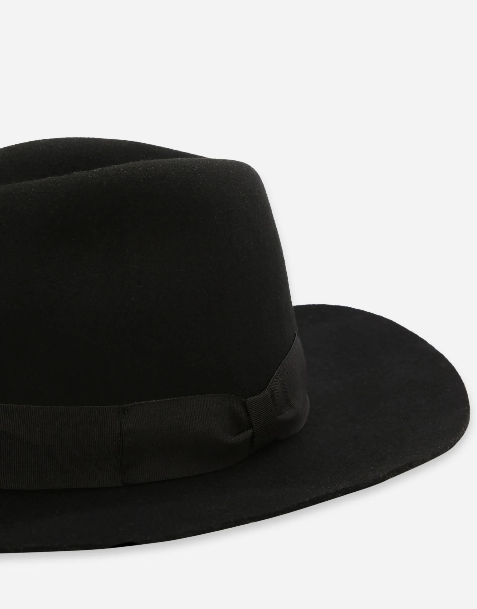 Wool felt fedora hat