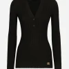 Wool flat-rib sweater