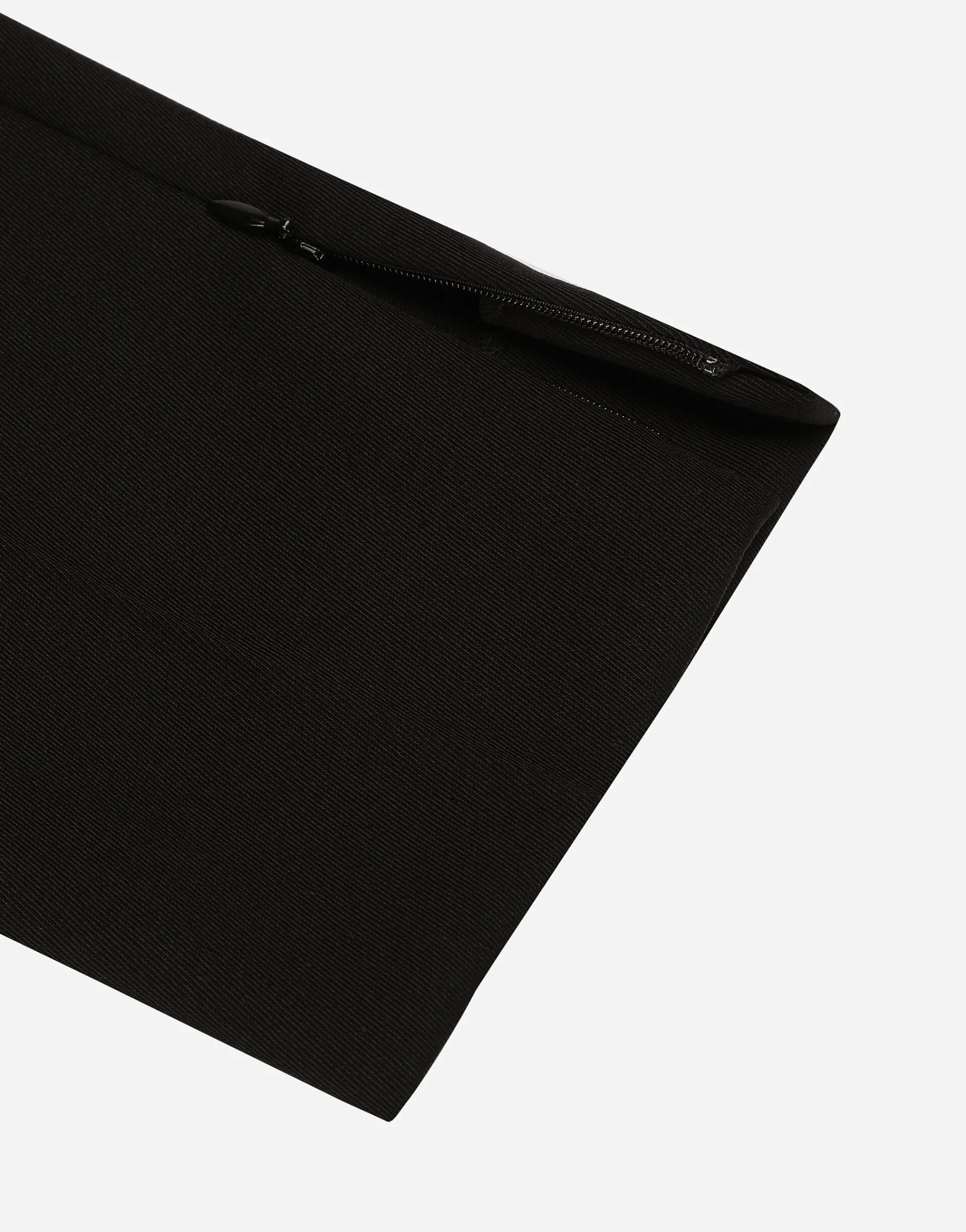 Wool gabardine cigarette pants