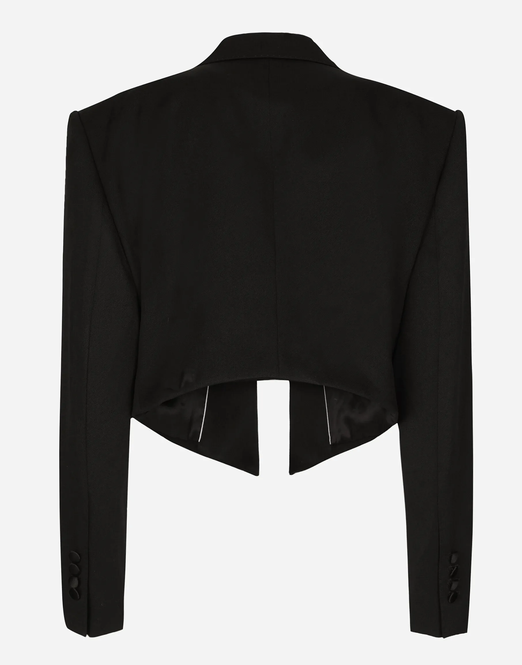 Wool gabardine Spencer tuxedo jacket