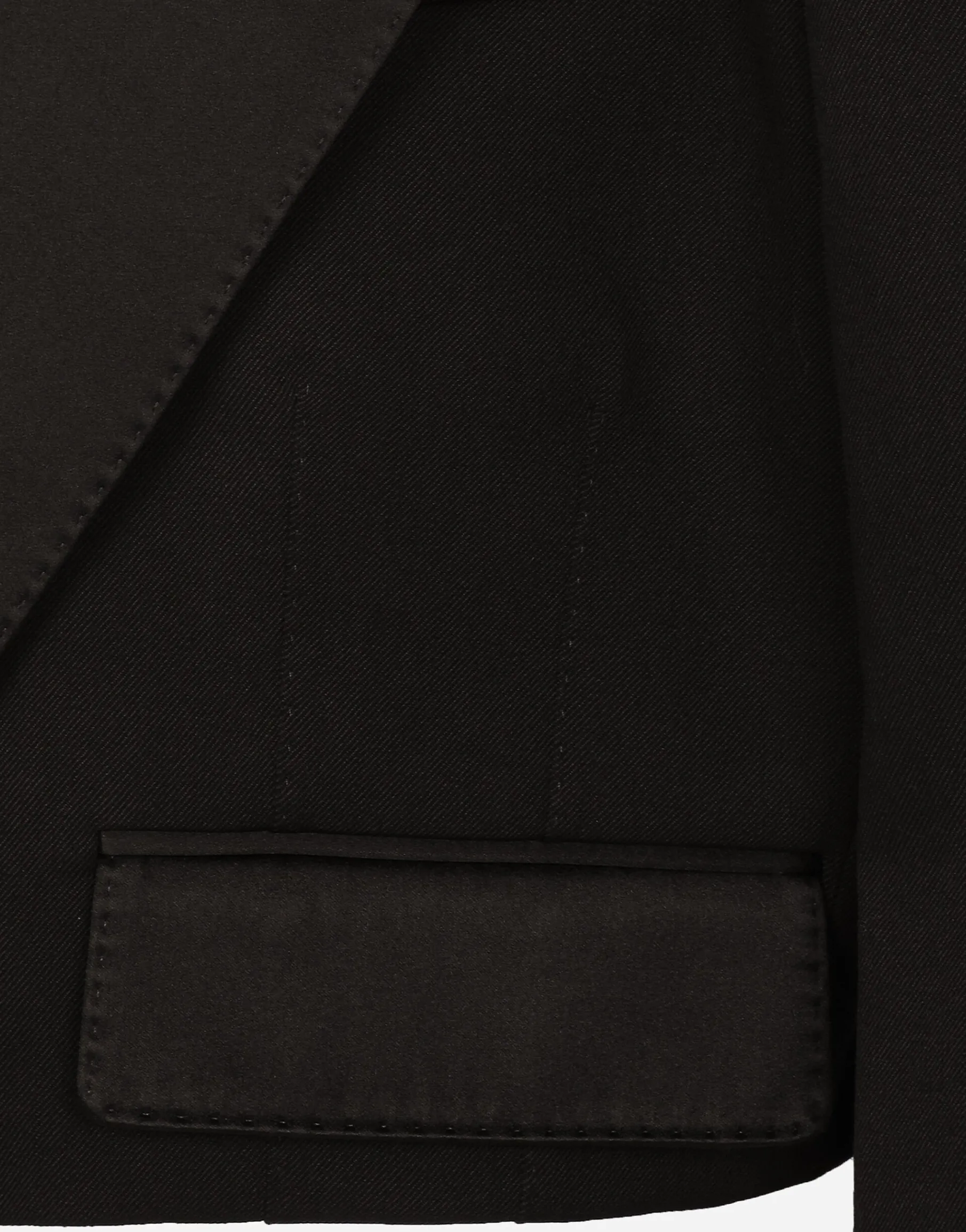 Wool gabardine Spencer tuxedo jacket