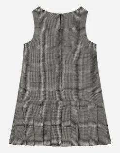 Wool glen plaid dress