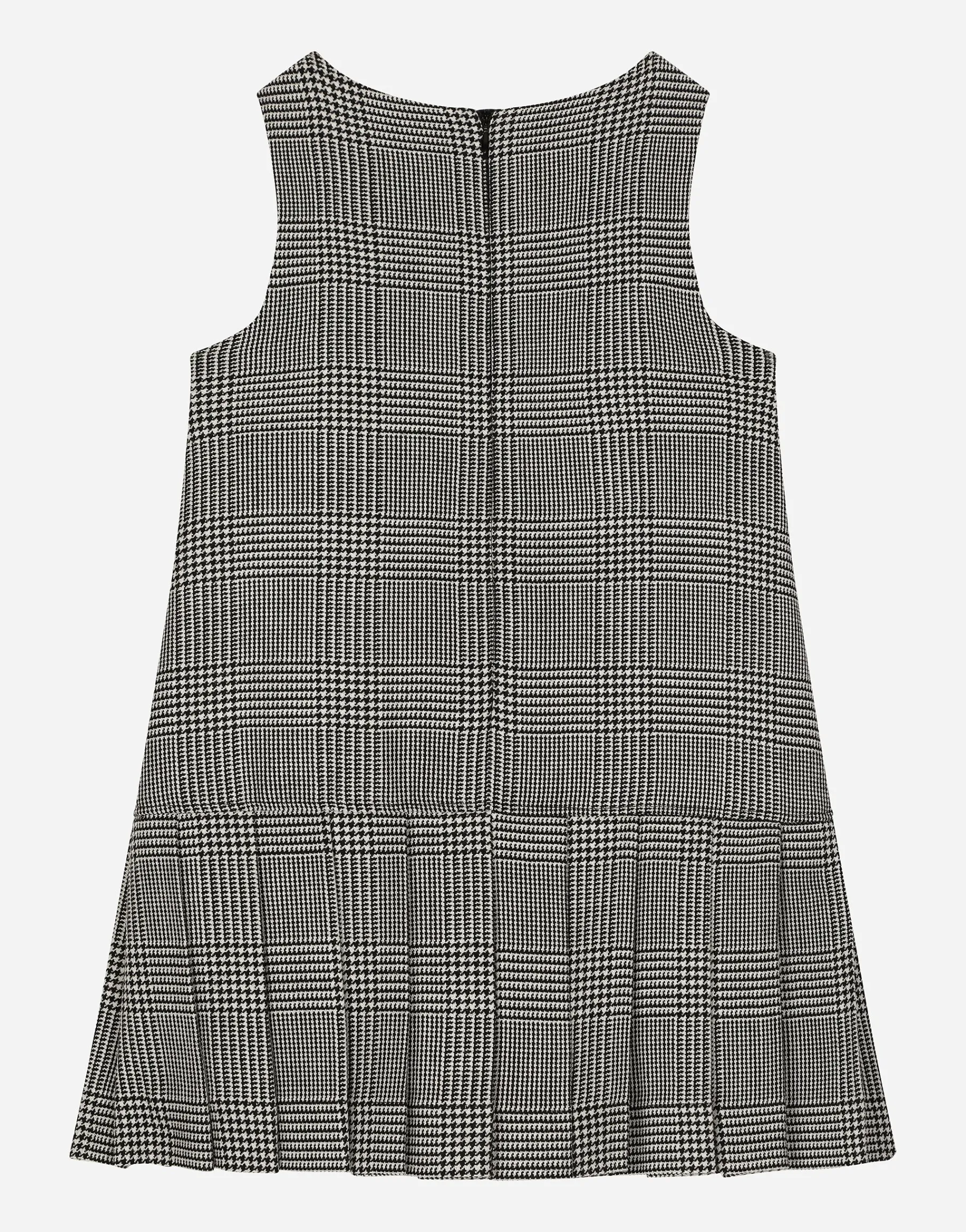 Wool glen plaid dress