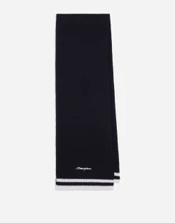 Wool jacquard scarf with Dolce&Gabbana logo