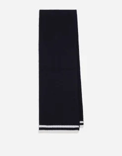 Wool jacquard scarf with Dolce&Gabbana logo
