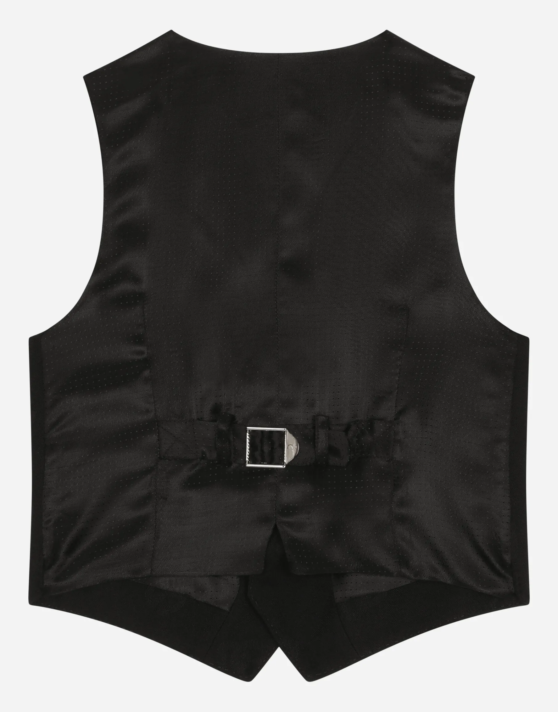 Wool jacquard vest with DG logo