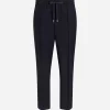 Wool jogging pants