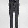 Wool jogging pants