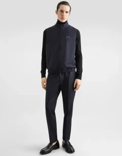 Wool jogging pants