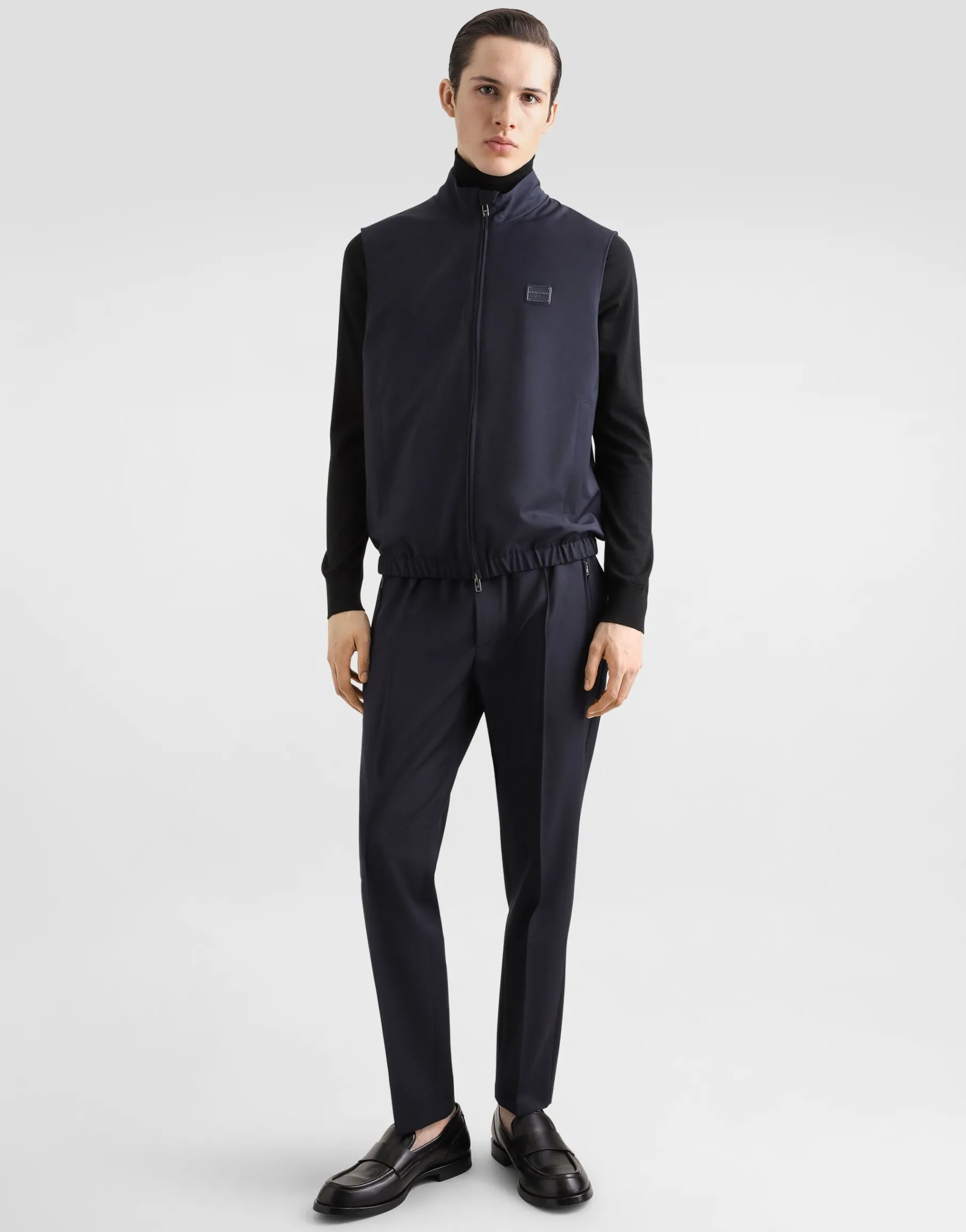 Wool jogging pants