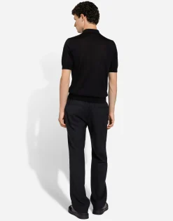 Wool jogging pants