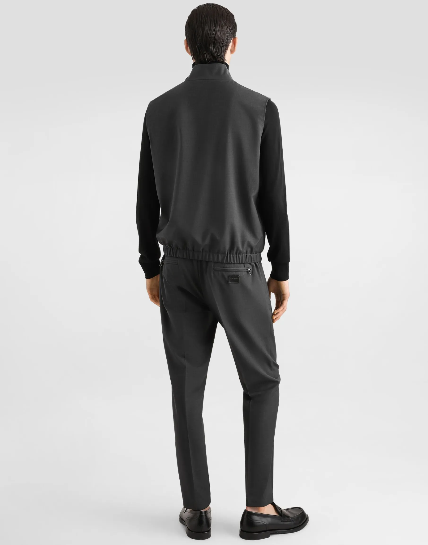 Wool jogging pants