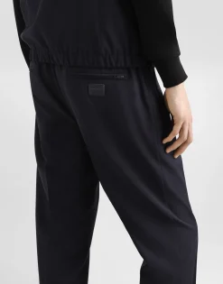 Wool jogging pants
