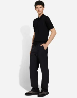 Wool jogging pants