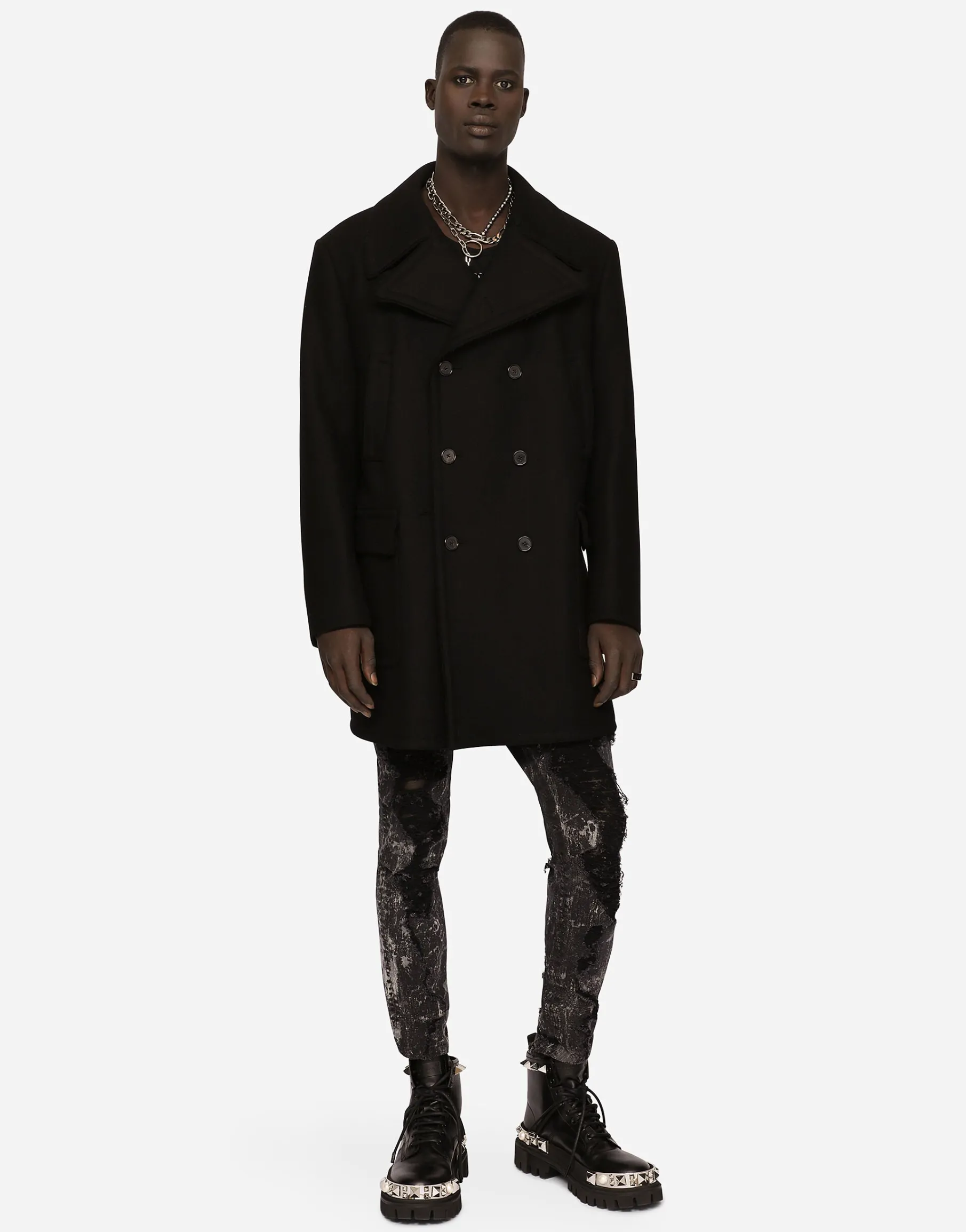Wool pea coat