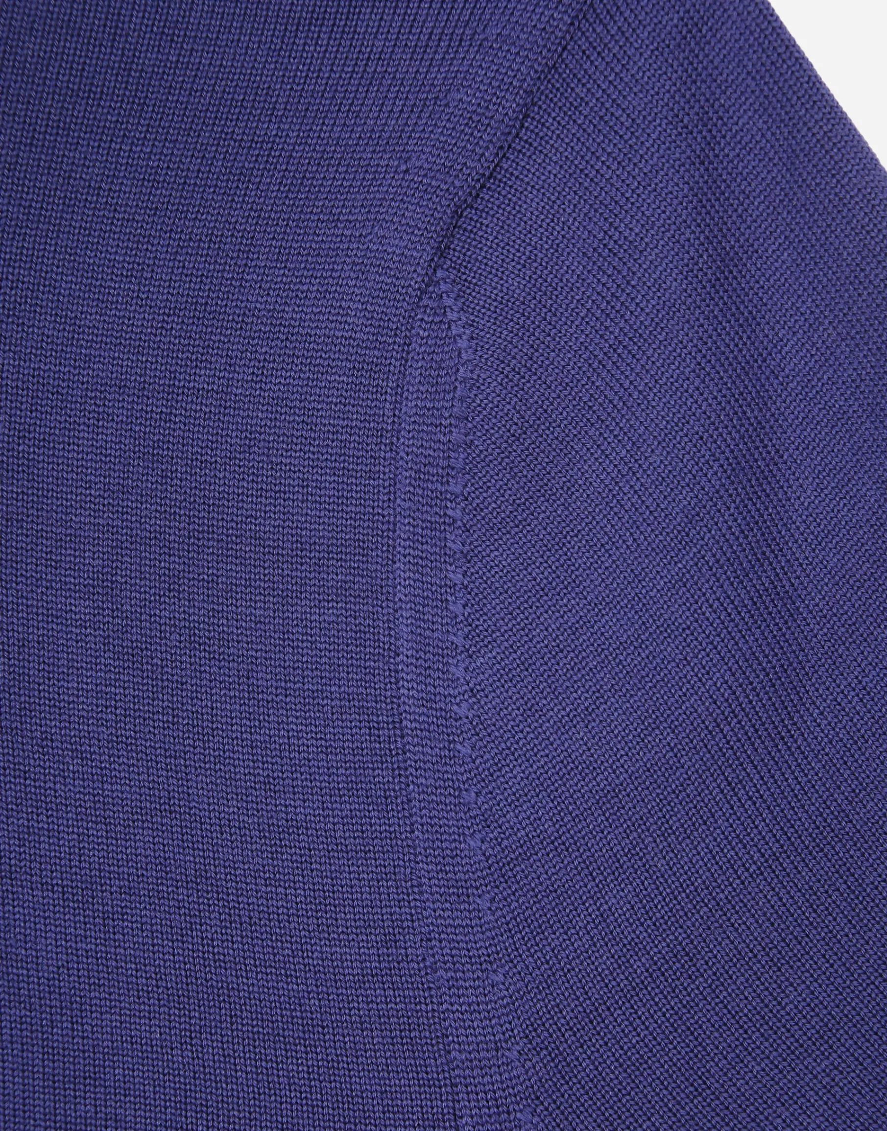 Wool polo-shirt with branded tag