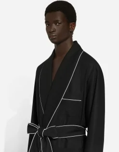 Wool robe