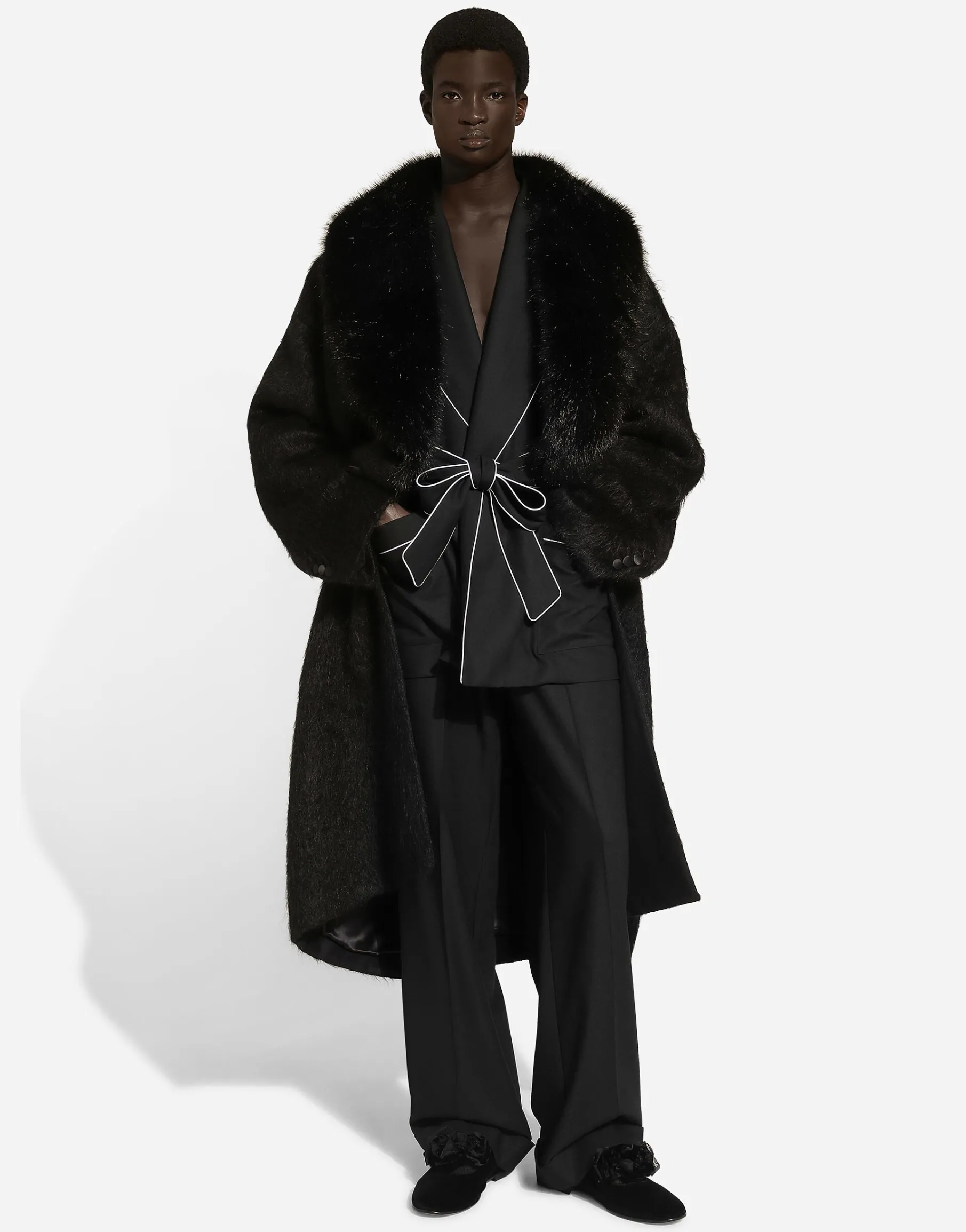 Wool robe