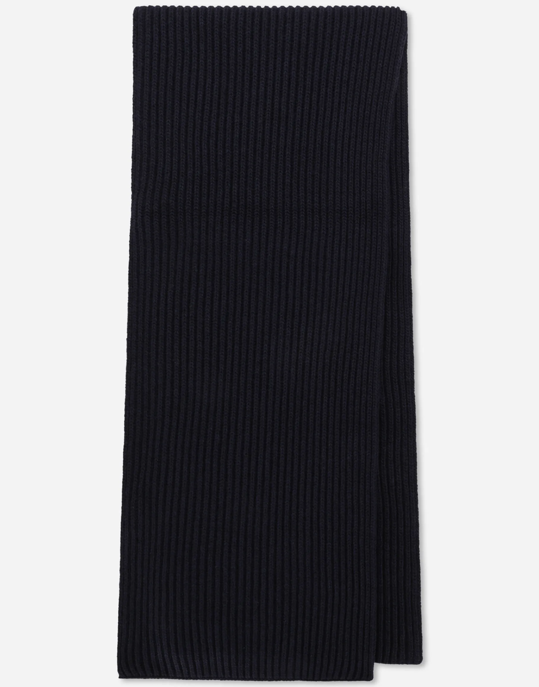 Wool scarf with DG patch