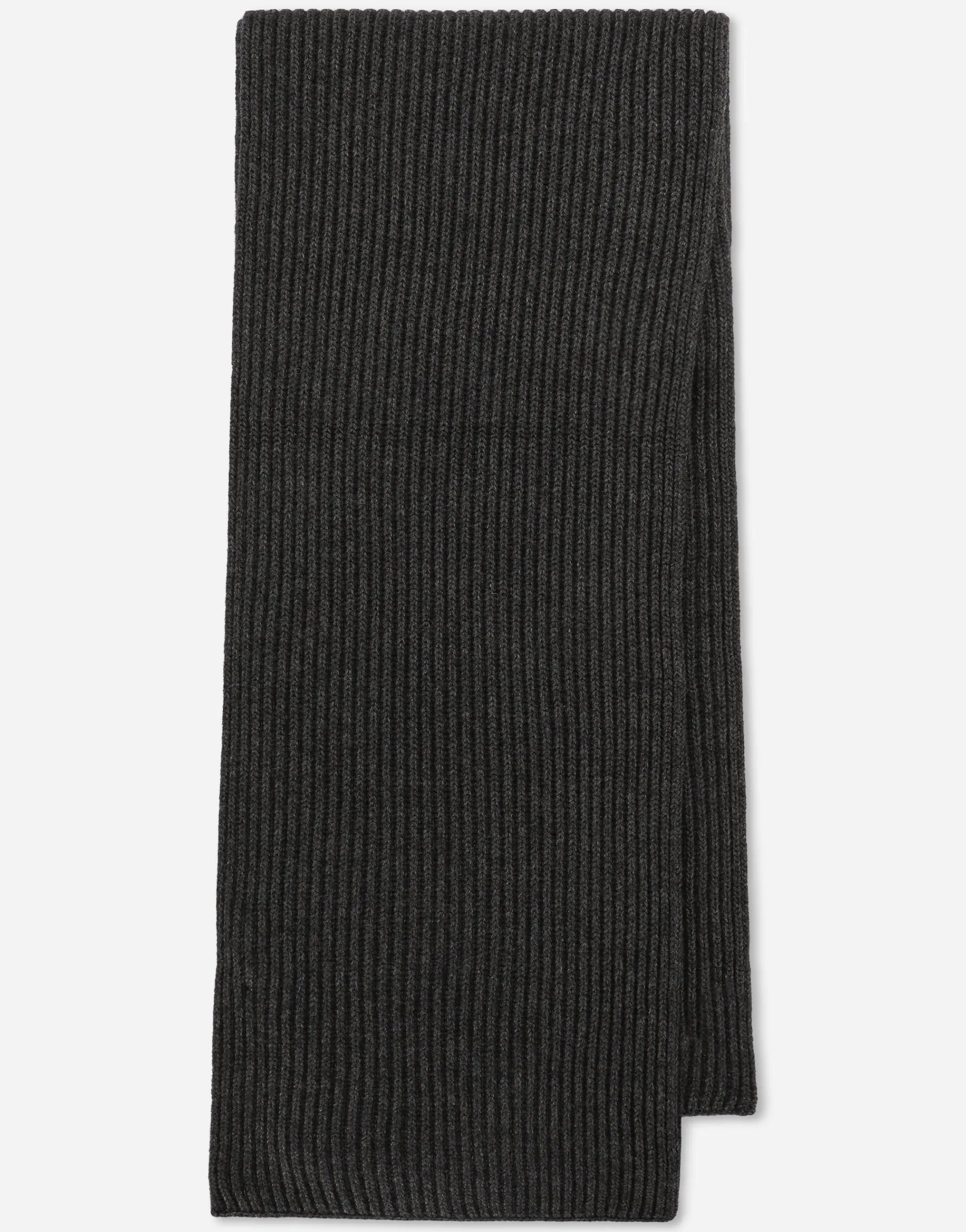 Wool scarf with DG patch