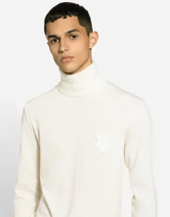 Wool turtle-neck sweater