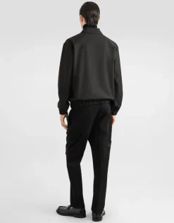 Woolen jacket with tag