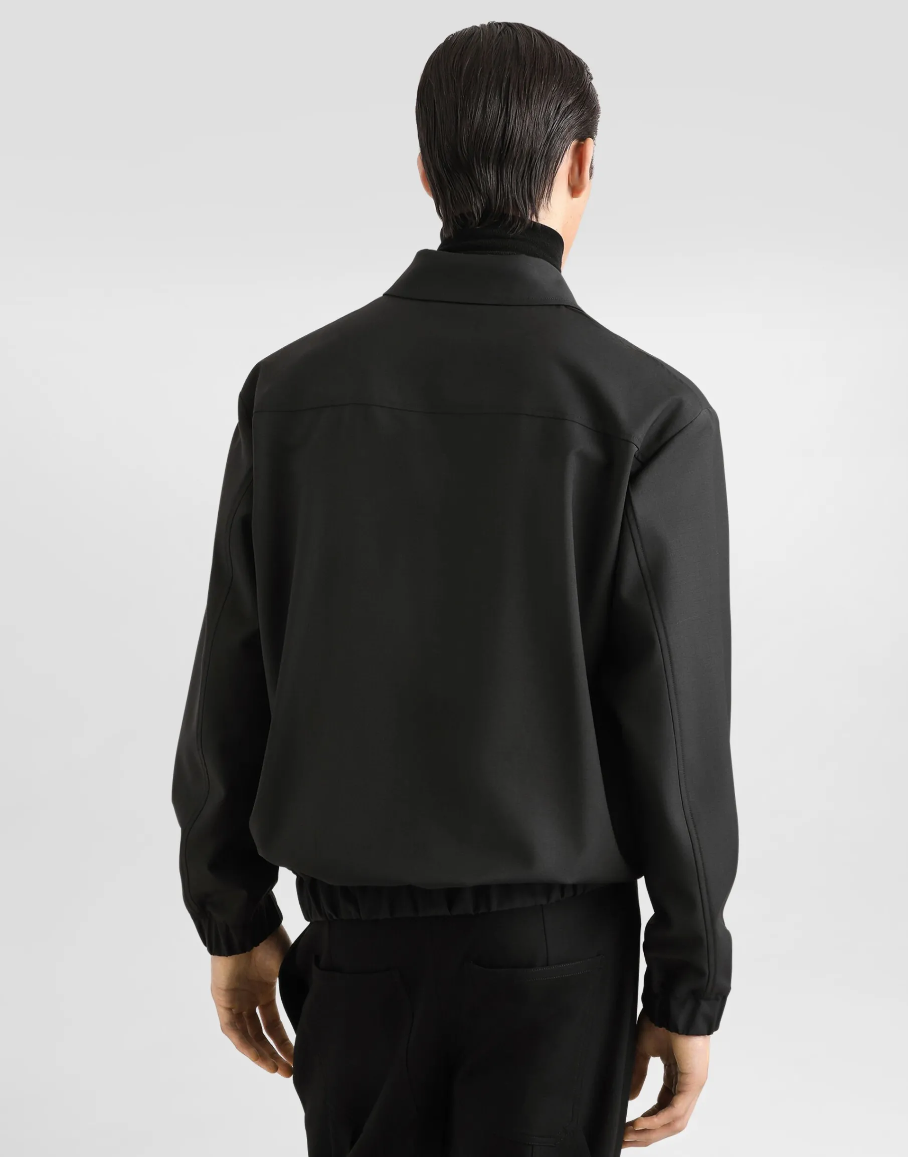 Woolen jacket with tag