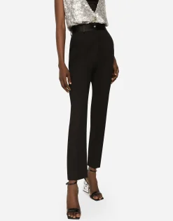 Woolen tuxedo pants