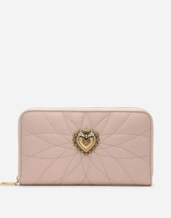 Zip-around Devotion wallet in nappa leather