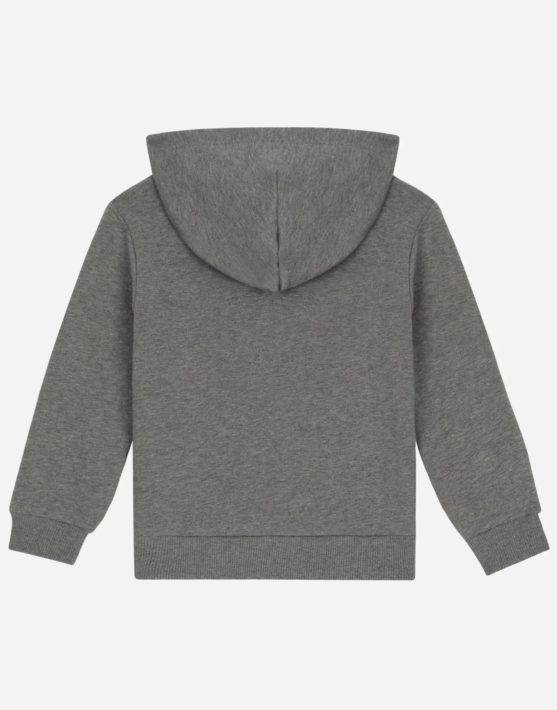 Zip-up hoodie with logo tag