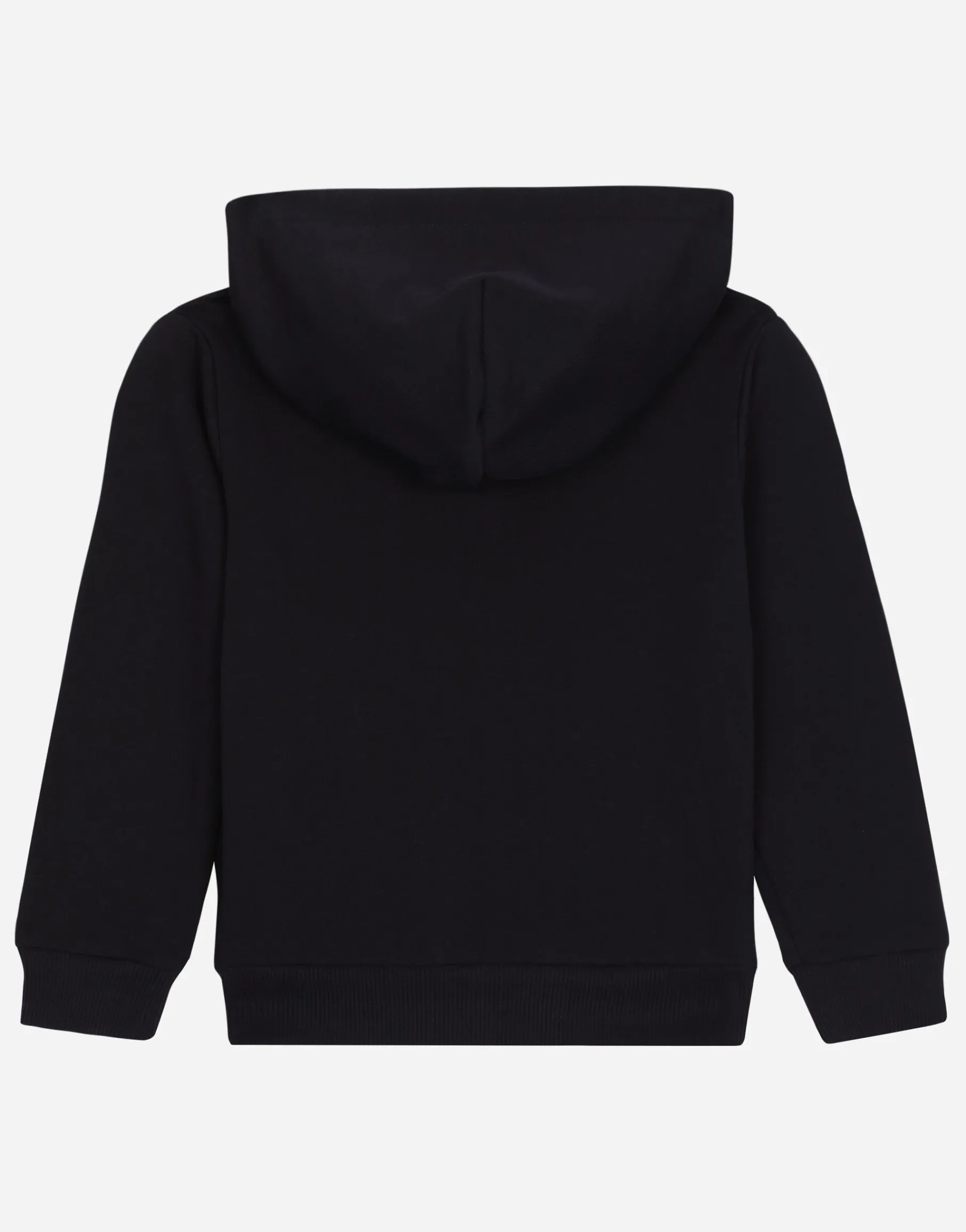 Zip-up hoodie with logo tag