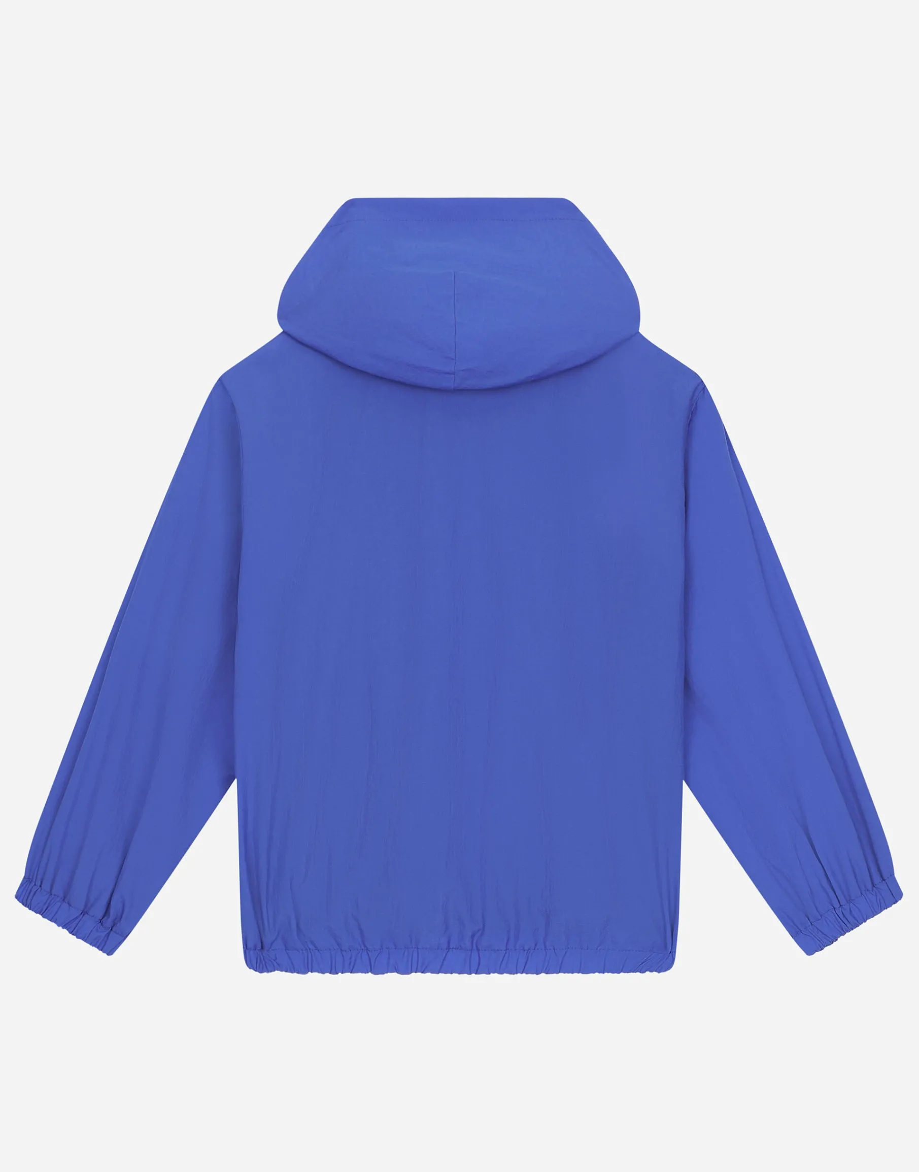 Zip-up hoodie with logo tag